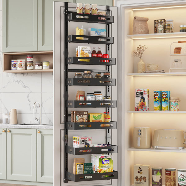 Belfry Kitchen 8-Tier Over Door Spice Rack,Hanging Door Storage Kitchen ...